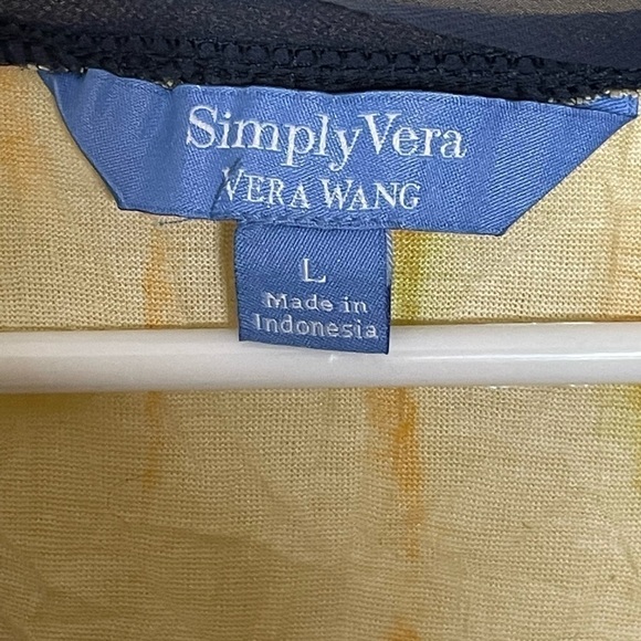 Simply Vera Wang Women Tank Top Large Tie Dye Sleeveless​​​​​​​​​​​​​​​​ - Picture 5 of 9